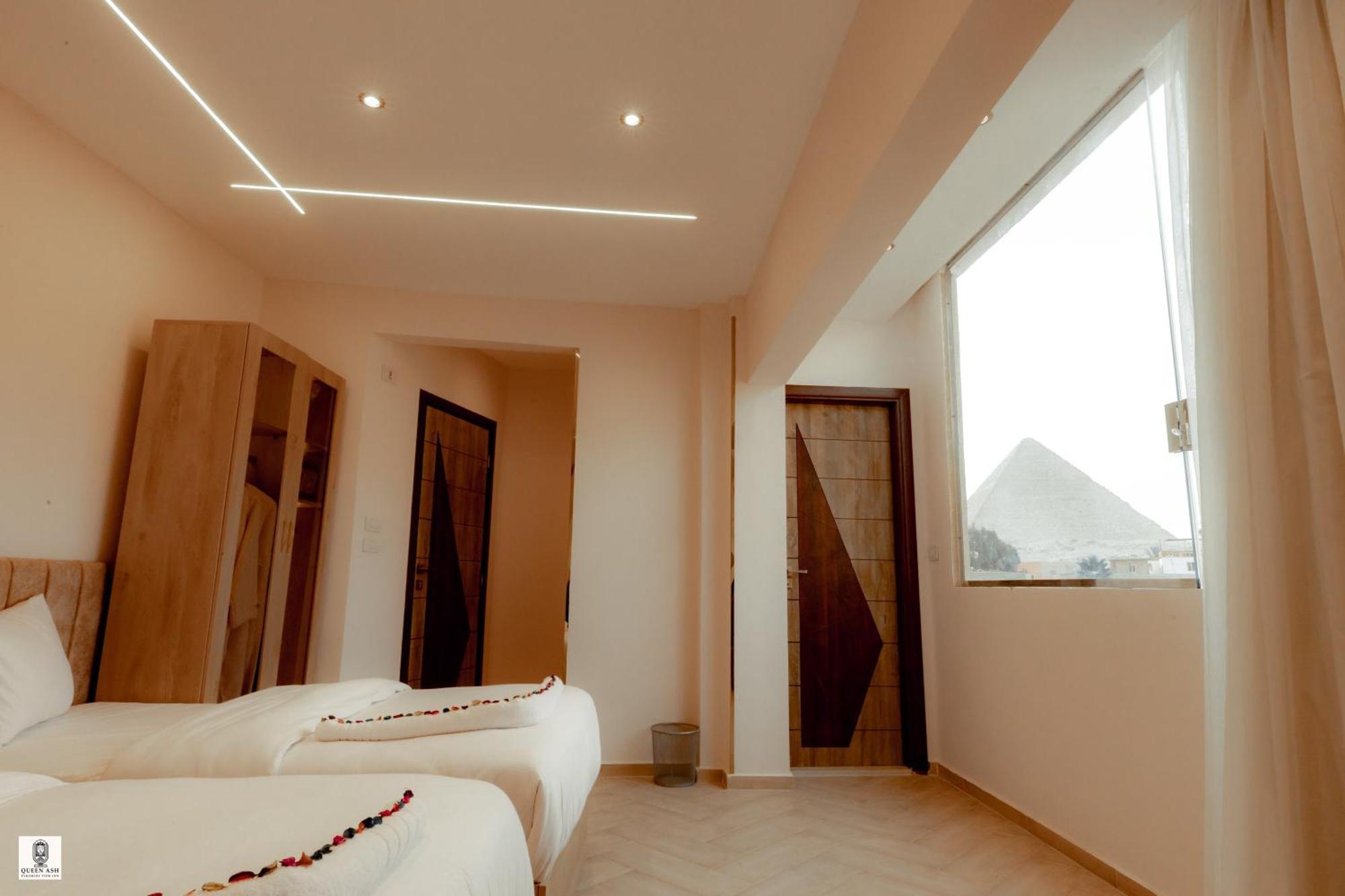 Queen Ash Pyramid View Inn Kafret el-Gabal Εξωτερικό φωτογραφία