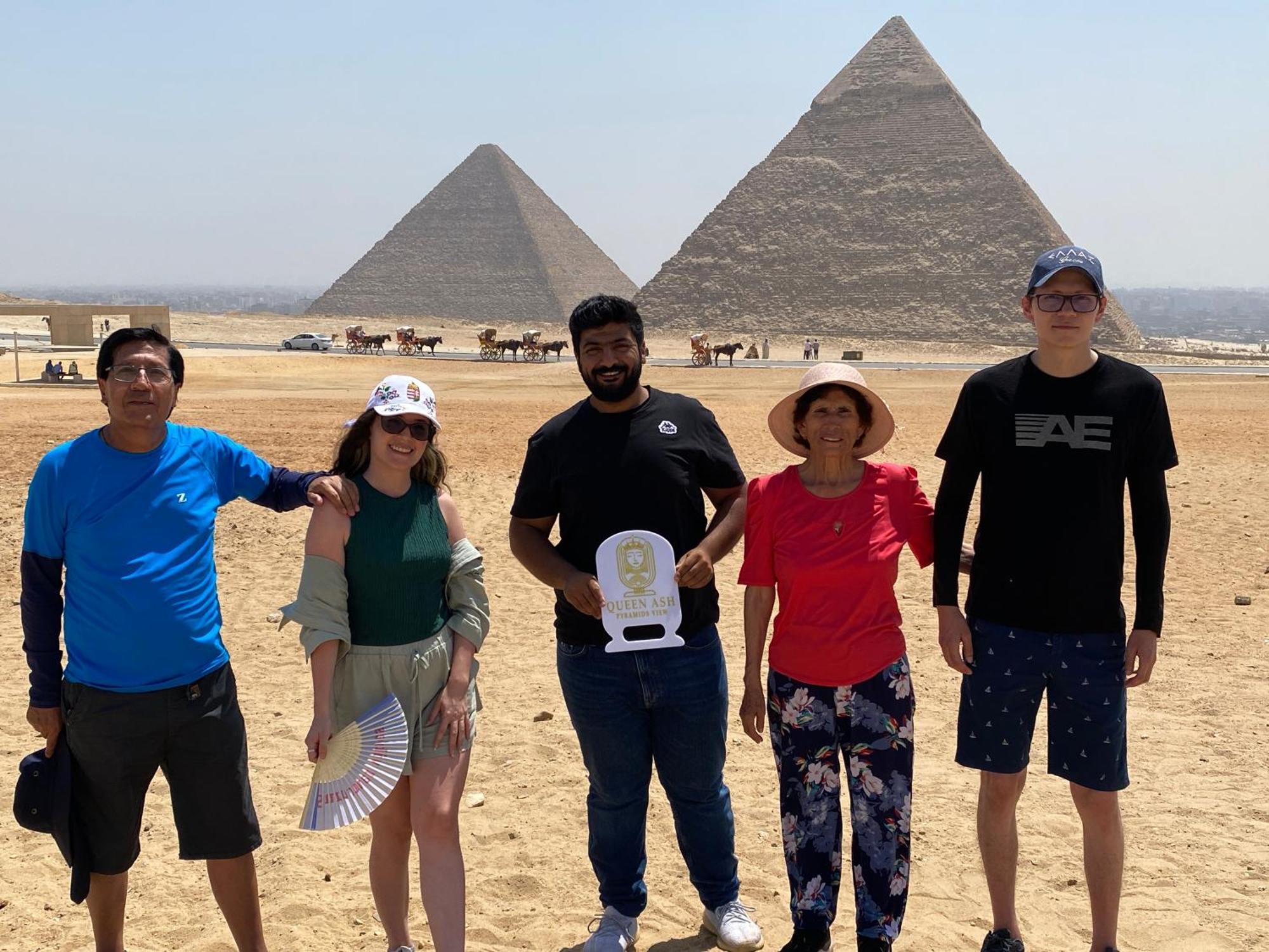 Queen Ash Pyramid View Inn Kafret el-Gabal Εξωτερικό φωτογραφία