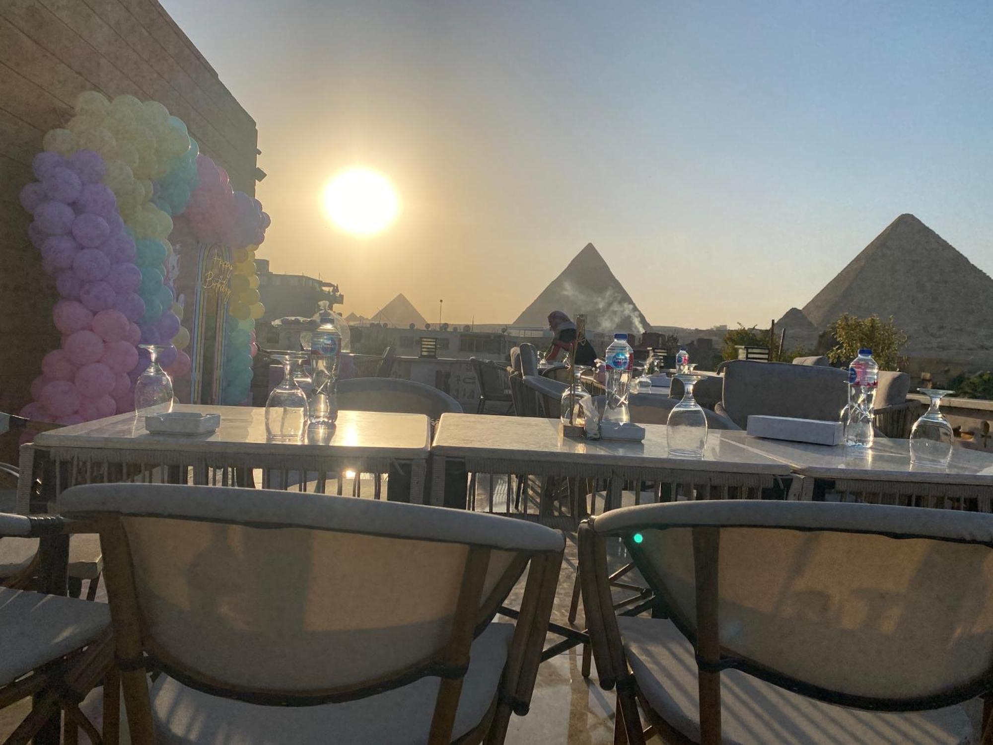 Queen Ash Pyramid View Inn Kafret el-Gabal Εξωτερικό φωτογραφία